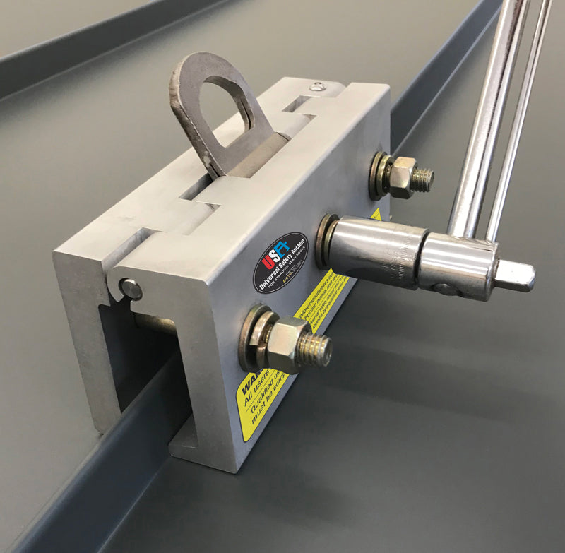 METALPLUS Universal Safety Anchor for Standing Seam Roof Fall ...